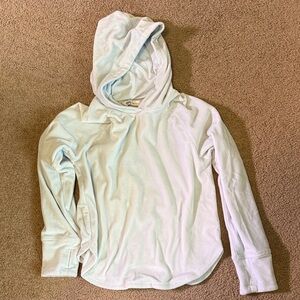 DSG youth large Light Blue Hooded Long Sleeve Top